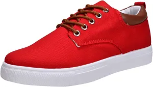 BORAMAX Men's Black Low Top Shoes Canvas Sneaker with Soft Insole Causal Dress Shoes for Men Comfortable Walking Shoes