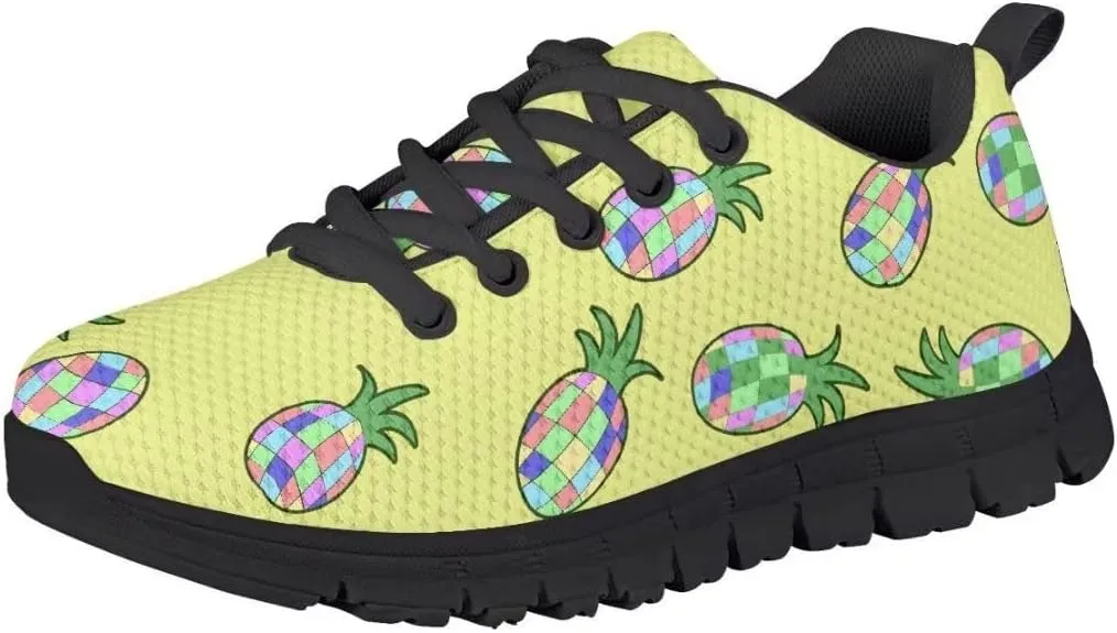 PinUp Angel Kid Girl Athletic Sneaker Breathable Running Walking Sport Lace Up Tennis Shoes