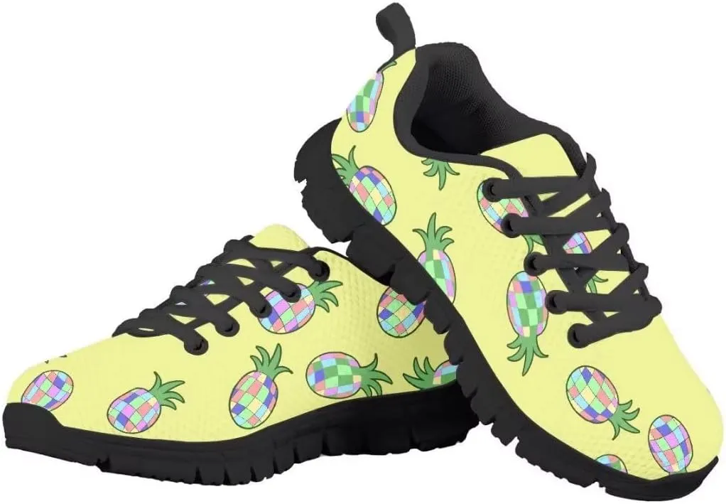 PinUp Angel Kid Girl Athletic Sneaker Breathable Running Walking Sport Lace Up Tennis Shoes